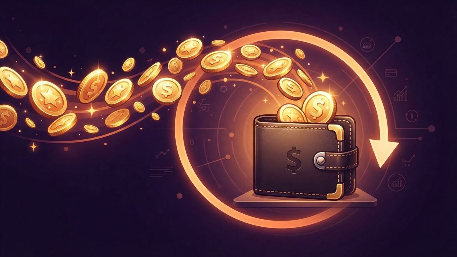 Cashback hebdomadaire MadCasino pièces retournant au portefeuille